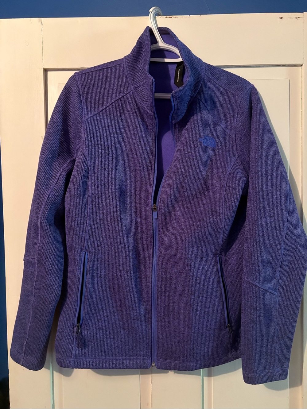 The North Face Women's Purple Zip-Up Fleece Jacket